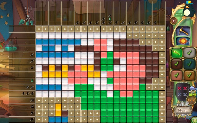 Fantasy Mosaics 33: Inventor's Workshop screenshot