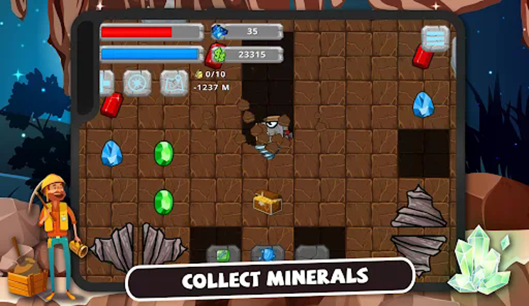 Digger Machine: find minerals screenshot