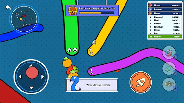 Snake Doodle - Worm .io Game screenshot