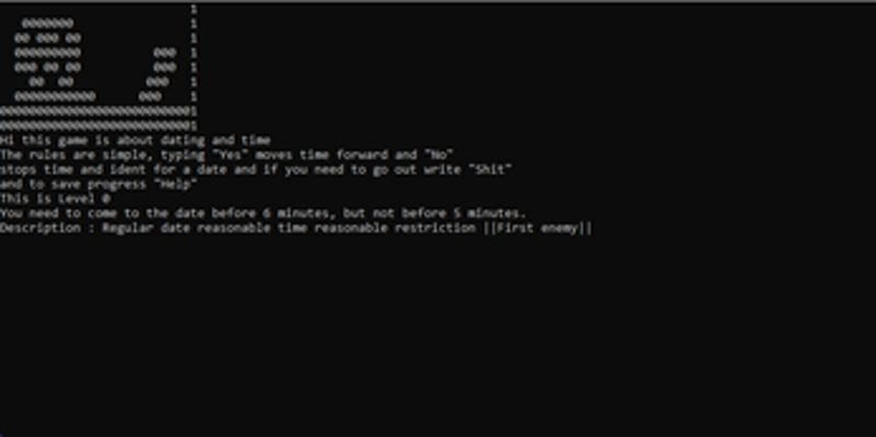 ConsoleDate short version screenshot