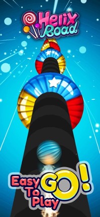 Helix Road : color ball rush screenshot
