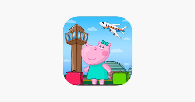 Hippo in Airport: Fun travel Image