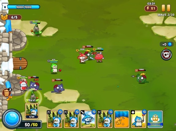 Meowar - PvP Cat Merge Defense screenshot