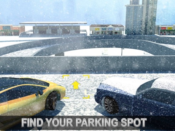 Multi-Level Snow Car Parking Mania 3D Simulator screenshot