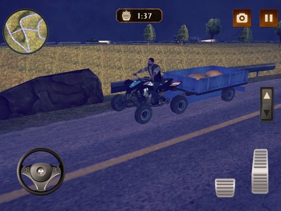 Offroad QuadBike Transport Sim screenshot