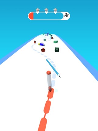 Pencil Runner 3D -Perfect Rush screenshot