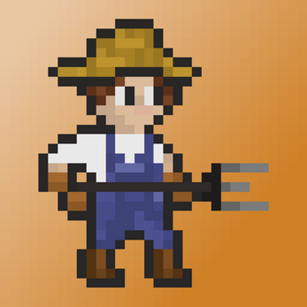 Pixel Farmer 2D Image