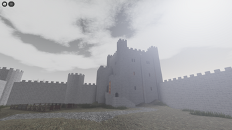 Roblox English Castle Map – 1300s Water-Surrounded Fortress Asset Image