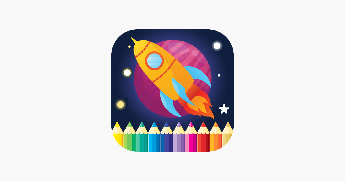 Games like Rockets &amp; Spaceships Coloring - Drawing for kids free games