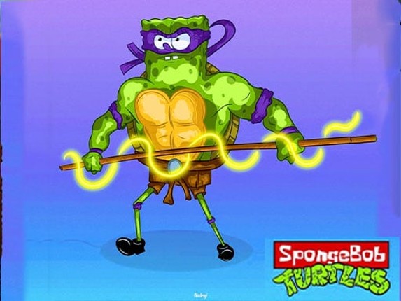 spongebob turtles Game Cover