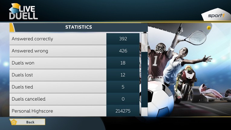 SPORT1 Live : Duel screenshot