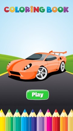 Sports Car Racing Coloring Book - Drawing and Painting Vehicles Game HD, All In 1 Series Free For Kid Image