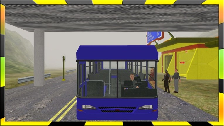 Thrilling Passenger Bus Driving on Mountains screenshot
