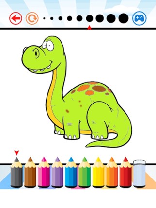 Dinosaur Coloring Book - Dino Paint for Kids Image