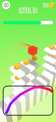Draw Jump 3D : Bouncy Cube screenshot