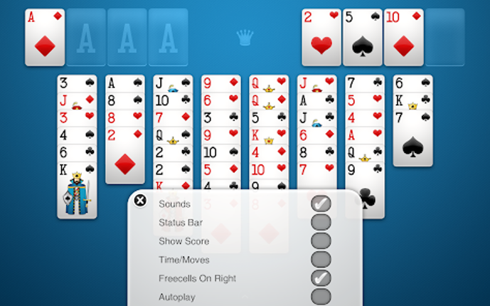 FreeCell Solitaire screenshot