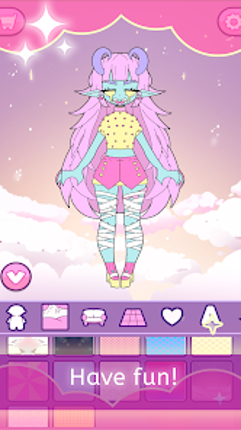 Moon's Closet dress up game screenshot