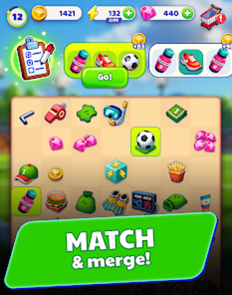 Merge Sports: City Builder screenshot