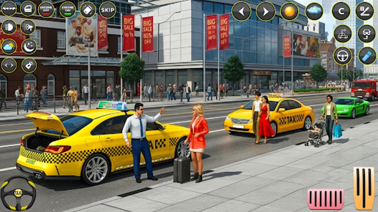 Taxi Car Driving: Taxi Games screenshot