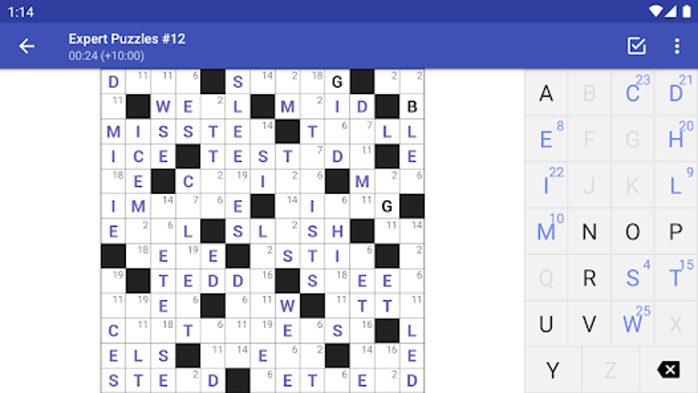 Codeword Puzzles (Crosswords) screenshot