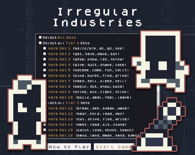 Games like Irregular Industries: A Verb Adventure