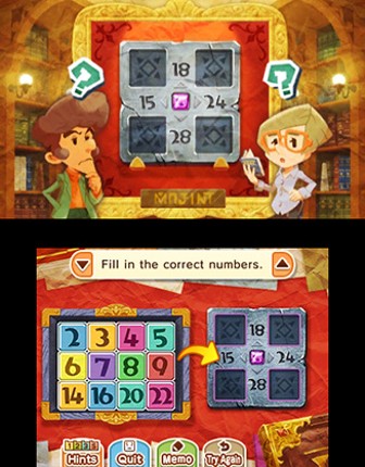Layton's Mystery Journey: Katrielle and the Millionaire's Conspiracy screenshot