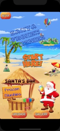 Santa Frozen Slushy Beach Bar screenshot