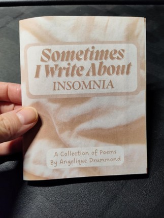 Sometimes I Write About Insomnia Image
