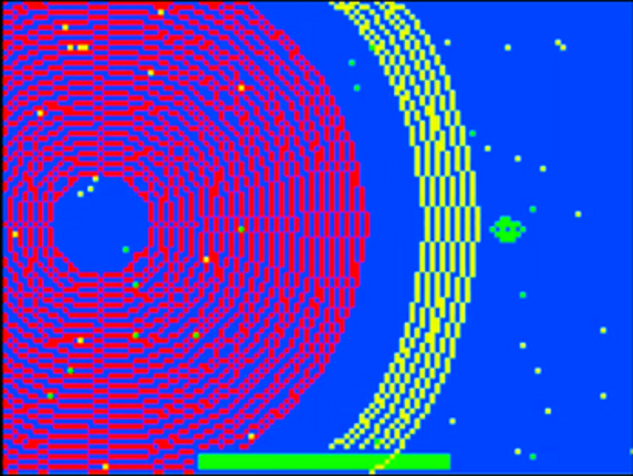 Ultrix Sentinel (TRS-80 MC-10) screenshot