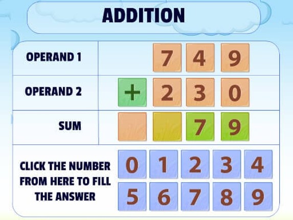 Addition Practice Image