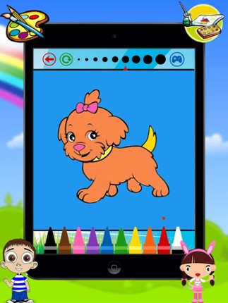 Baby Animals Kids Coloring Book For kindergarten and toddler screenshot