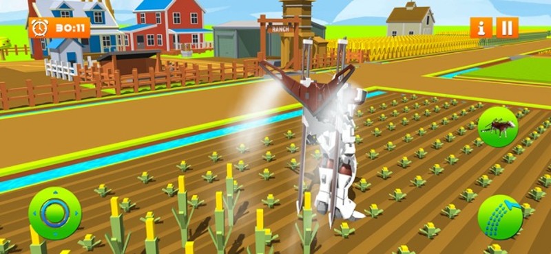 Farm Village Robot Transform screenshot