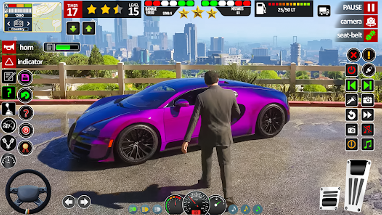 Driving School Game: City Car screenshot