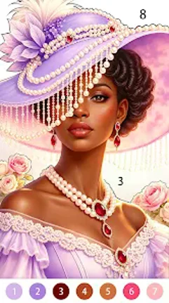 Black Beauty: Color by Number screenshot