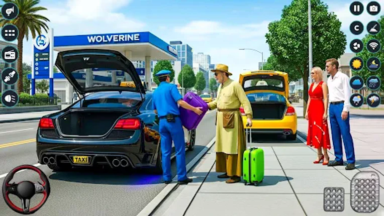 City Taxi Driving Car Games 3D Image