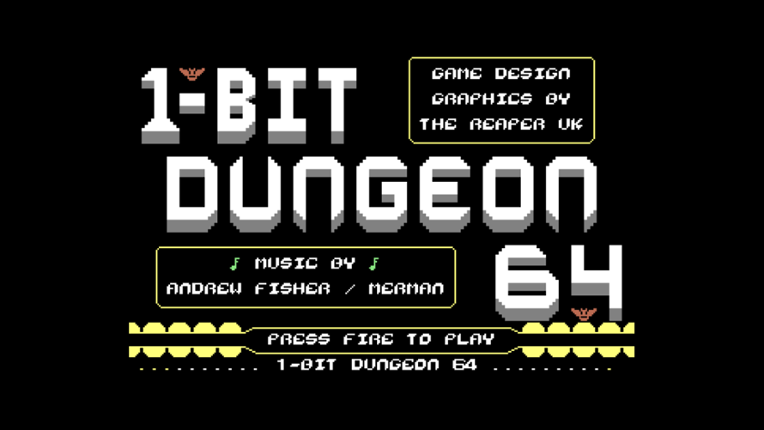 1-Bit Dungeon 64 (C64) Game Cover