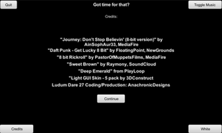 Got time for that? screenshot