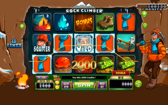 Rock Climber Slot Image