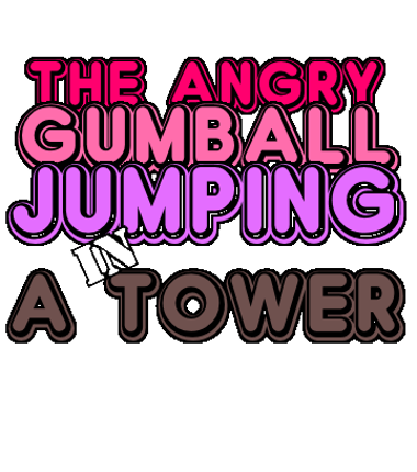 The angry gumball jumping in a tower Image