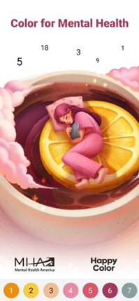 Happy Color by Numbers Game screenshot