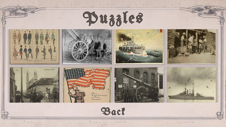 Historical Jigsaw Puzzle: World War I screenshot