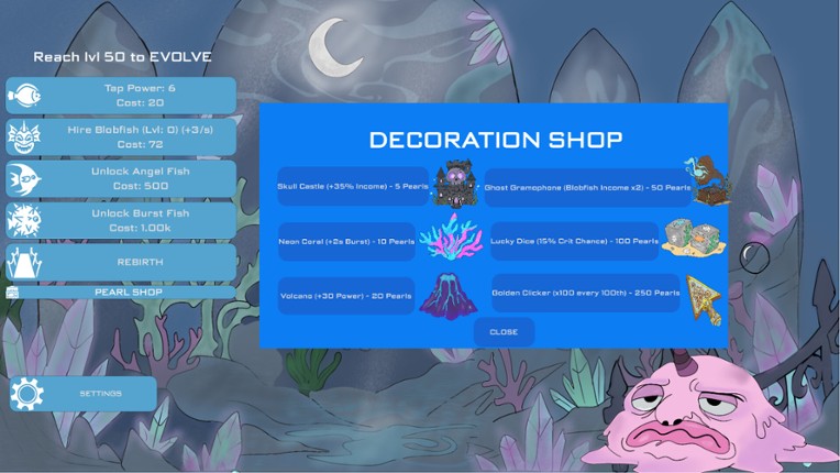 Midnight Aquarium: Idle Clicker Image