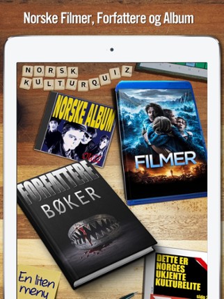 Norsk Kultur Quiz:  Film, bok og musikk trivia Image