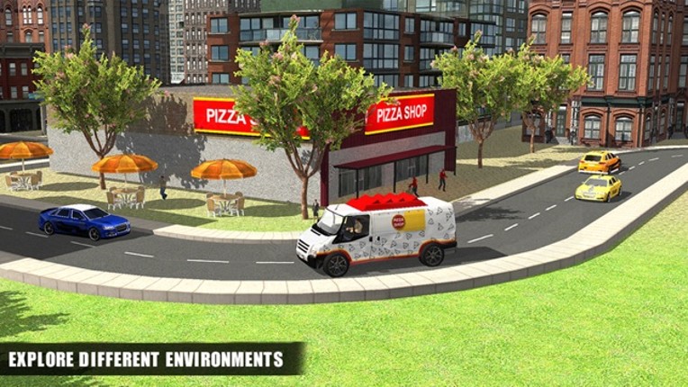 Pizza Delivery Van Simulator - City &amp; Offroad Driving Adventure screenshot