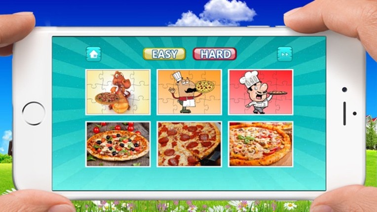 Pizza Puzzles - Drag and Drop Jigsaw for Kids screenshot