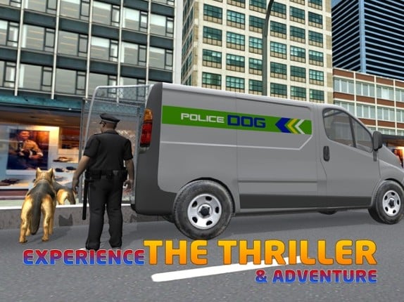 Police Dog Transporter Truck – Drive minivan & transport dogs in this simulator game screenshot