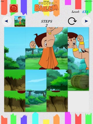 Sliding Puzzle With Bheem screenshot