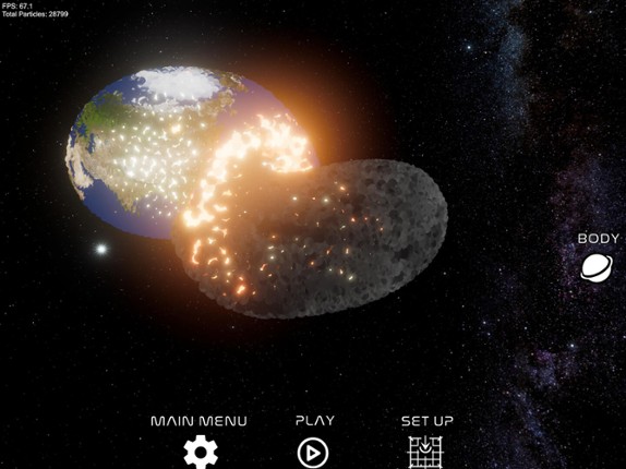 Space Crash Simulator screenshot