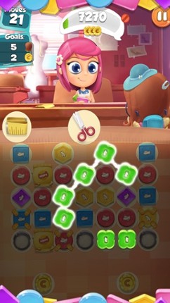 Buttons Match 3 Puzzle Game: Crazy Color.s Link.ing Mania and Infinite Blast Adventure screenshot