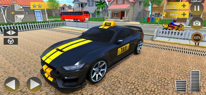 City Car Taxi Simulator Game screenshot